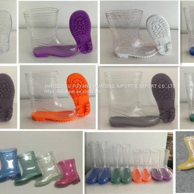 Variety transparent Boots, Children transparent Rain Boot, Kid transparent Boots,Woman transparent rain boots