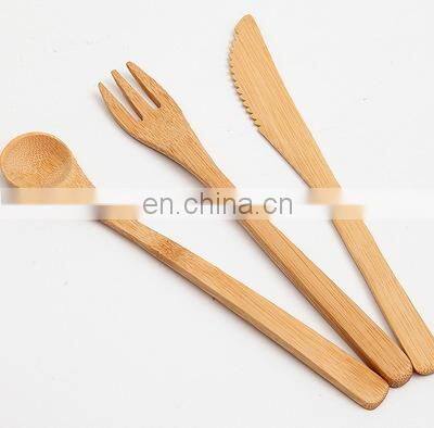 Bamboo Design Disposable Cutlery/ Wholesale Bamboo Knife Fork Spoon Cutlery Set