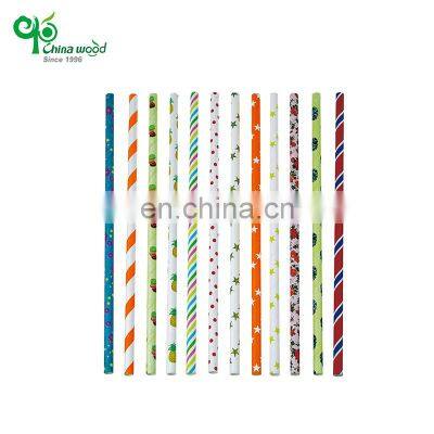 Yada Kraft Paper Straw Biodegradable Waterproof Colorful Disposable Drinking Straw