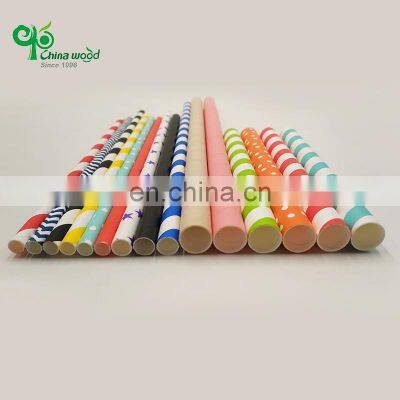 Yada Biodegradable Drinking Paper Straw Single Pack For Bar Milkshake Straws Drinking Paper Straw
