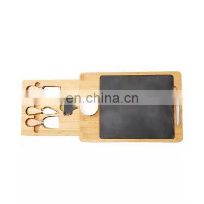 Wholesale Creative Design Kitchen Organic Bamboo Cheese Cutting Board Set