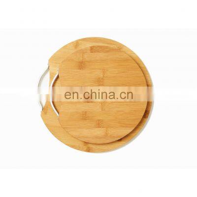 High-Quality Cheap Kitchen Household Round Bamboo Chopping Cutting Board