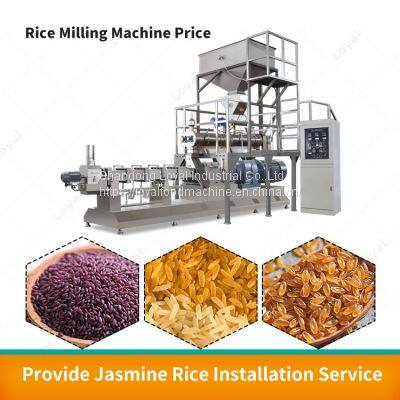 Extruded Rice Processing Line Nutritional Rice Processing Machine Extruder for Rice