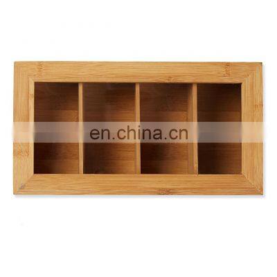 Customized Wholesale Kitchen Organizer Bamboo Storage Box Amenities Pantry Organizer Home Storage & Organization