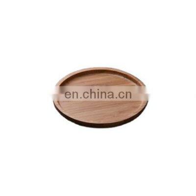 Wholesale High Quality Multifuntion Organic Natural Round Bamboo Serving Plate