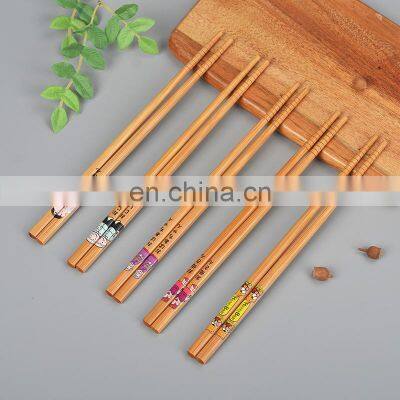 100% Chinese Natural Reusable Wooden Bamboo Chopsticks/Wholesale Custom Bamboo Round Chopsticks Japan