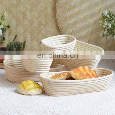 Premium Natural Rattan Bread Proofing Basket Rattan Baskets Baking Dough Bowl for Bakers Proving Baskets