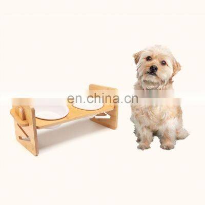 Single 2 triple custom ergonomic pet elevated ice ceramic cat paw print dog supply food water bowl xxl for cats and dogs