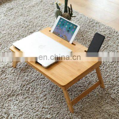 High Quality Multi-purpose Bedroom Premium Foldable Bamboo Bed Laptop Desk Tray