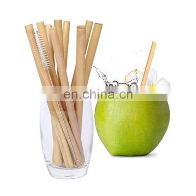 Biodegradable Eco Friendly Bamboo Straws Manufacture Drinking Bamboo Disposable Straw