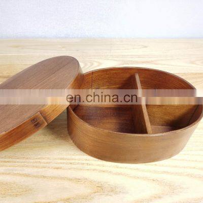 Xiangteng Natural Customizable Wooden Bento Box Wooden Bento Bento Box Food Container Hot Sale
