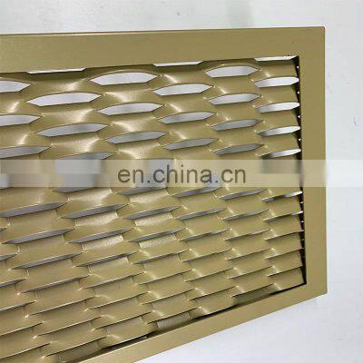 High strength gold color expanded metal mesh expanded metal mesh manufacturers