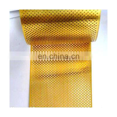 Perforated Brass Copper Mesh Sheet Screen