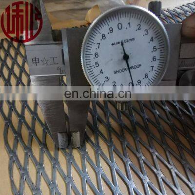 low carbon steel flattened expanded metal mesh
