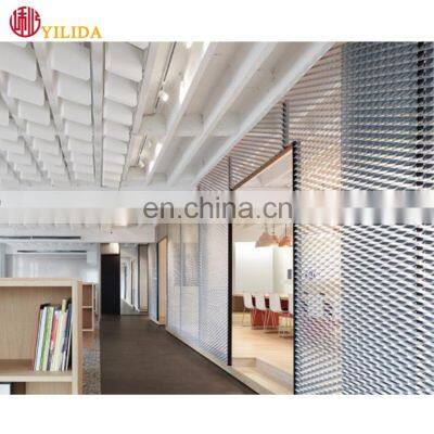 Best quality decorative modern expanded metal mesh panels for interior design / room divider