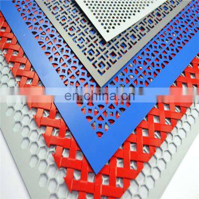 all kinds of sizes holes galvanized perforated metal mesh decoration screen door mesh
