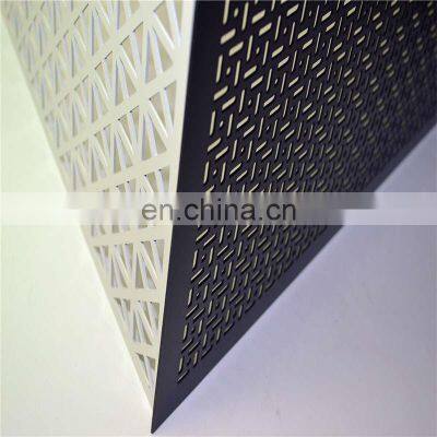Decorative Architecture Staggered Center aluminium perforated sheet metal mesh
