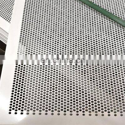 5mm hole Powder Coated aluminum perforated metal sheet for decoration