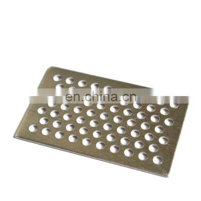 5mm Hole size Galvanized perforated metal mesh for door screen mesh