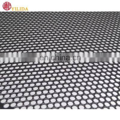 Perforated metal screen mesh for speaker grill