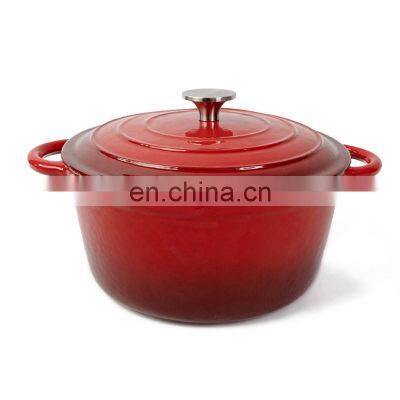 OEM enamel quality kitchen casserole cast iron cookware set