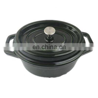 Non stick cookware clay cooking pot with Double handles