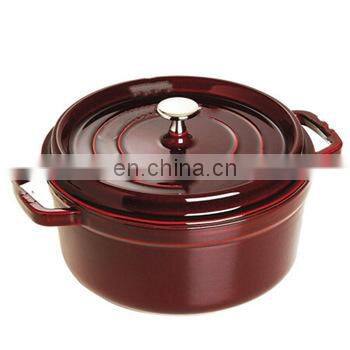 Non-stick Cauldron Kitchen Cookware Cast Iron Casserole