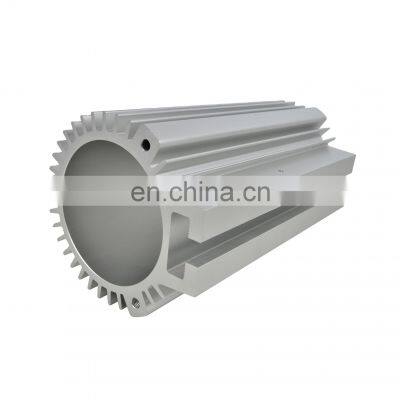 OEM Service Aluminum 6063 Case Extruded Electric Motor Body Extrusion Housing