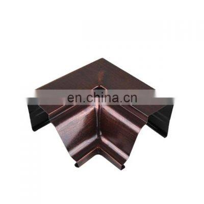 Half round aluminum square rain regenrinne gutter