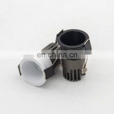 Indoor Round Trimless Spotlight Suspended Aluminium Modern Led Downlight Housing