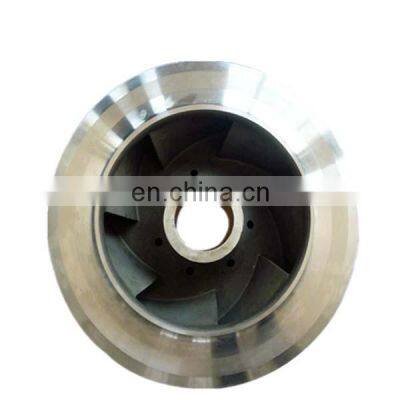 Custom designed CNC machined high strength tempered aluminum impeller