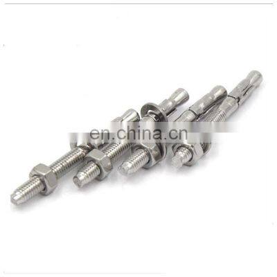 Stainless steel 303 M20 Chemical Rock J Type Light Pole Headed Expansion Bolt