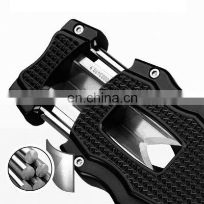 Exquisite stainless steel hardware crafts V cigar cutter with punch set combo