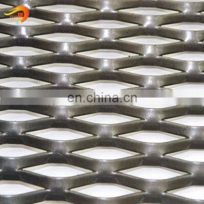 Non-Slip Safety Stairs Treads Stainless Steel Expanded Metal Mesh