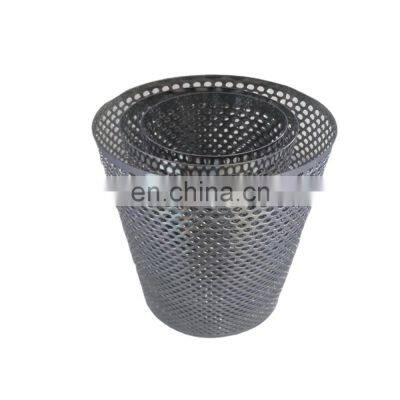 Stainless steel perforated metal filter tube for liquid filtration