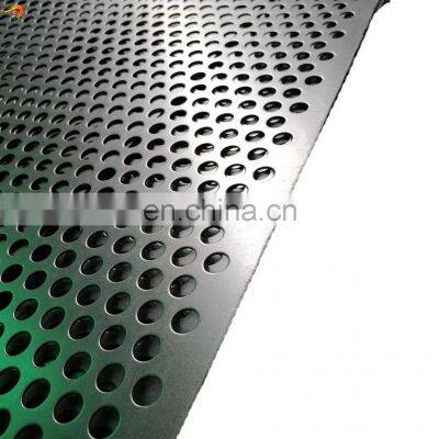 High quality Stainless Steel PVC coated perforated metal mesh screen