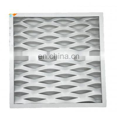 600*600 Interior Decoration Aluminum Expanded Metal Ceiling Titles