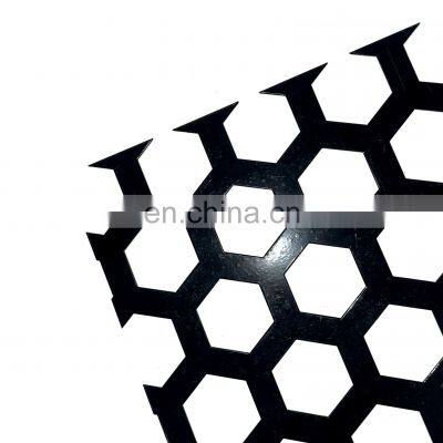 Low Carbon Steel Aluminum Stainless Steel Punching Hole Decorative Perforated Metal Mesh Sheet Plate for Fencing