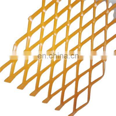 Powder Coated Aluminum Facade Panel Wall Cladding Exterior expanded Metal