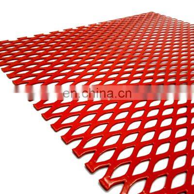 Building Materials Flattened Aluminum Expanded Metal Mesh