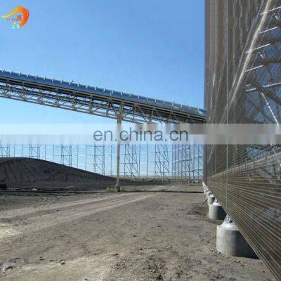 Wind fence dust control galvanized plate perforated metal mesh