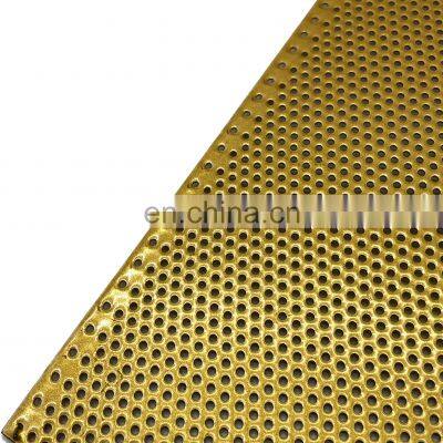 High Precision Circle Hexagon Perforated Metal Door and Windows Mesh Speaker Grille