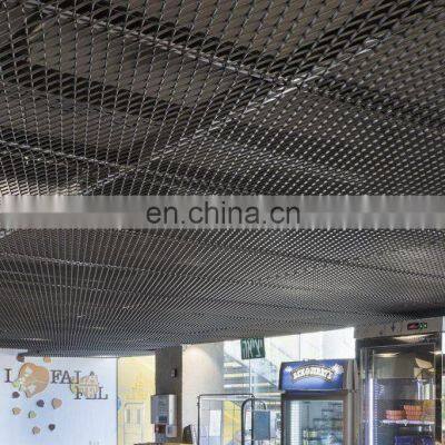 Modern design stretch ceiling flattened aluminum expanded metal