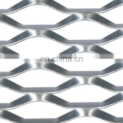 Facade Cladding Galvanized Aluminum Expanded Metal Mesh