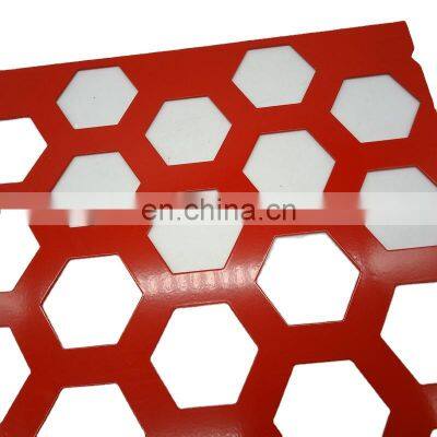 2022 hot sale hexagonal perforated metal sheet perforated metal mesh for facade cladding