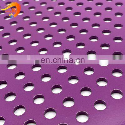 Manufacturer round hole perforated metal mesh hexagonal hole metal sheet