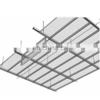 Decorative Suspended Interior Ceiling Expanded Metal Mesh