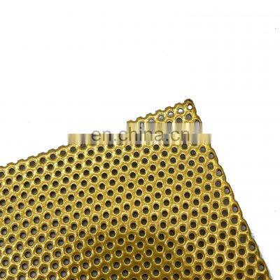 Customized easy installation perforated metal mesh
