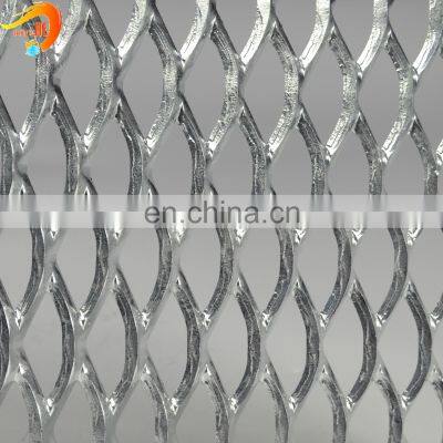 Customized size diamond hole aluminum expanded metal mesh