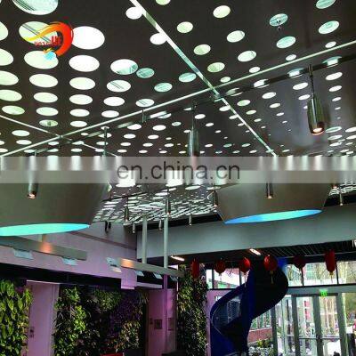 Manufacturer Hot Selling Aluminum Design Punch Mesh Suspended Ceiling Tiles